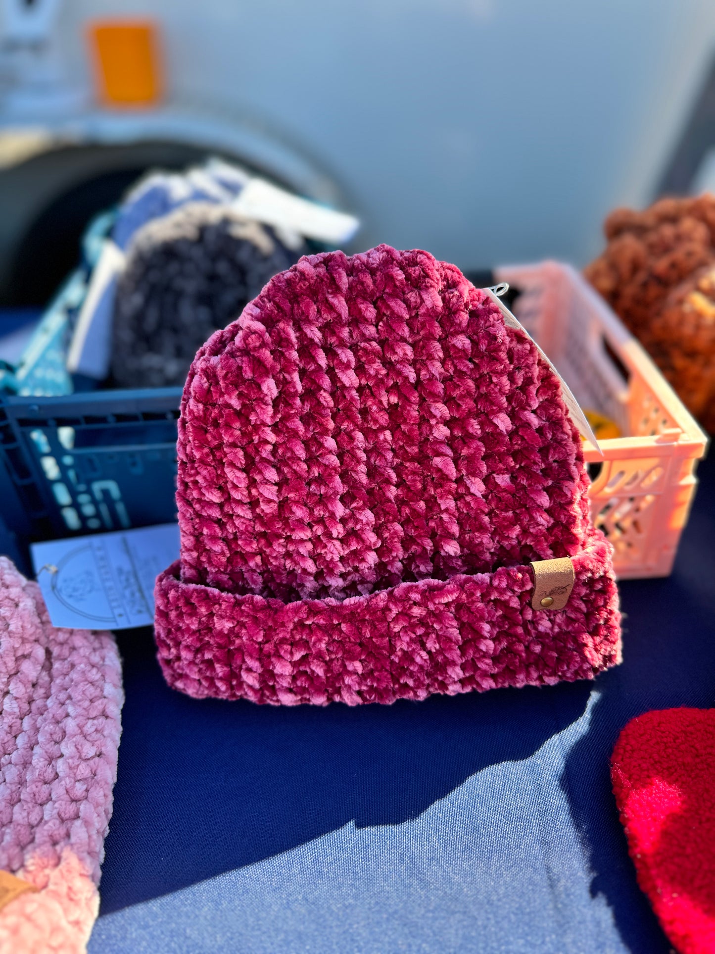 Velvet beanie