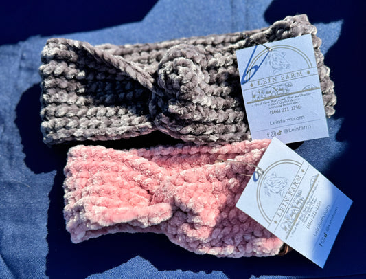 Velvet headband/ear warmer